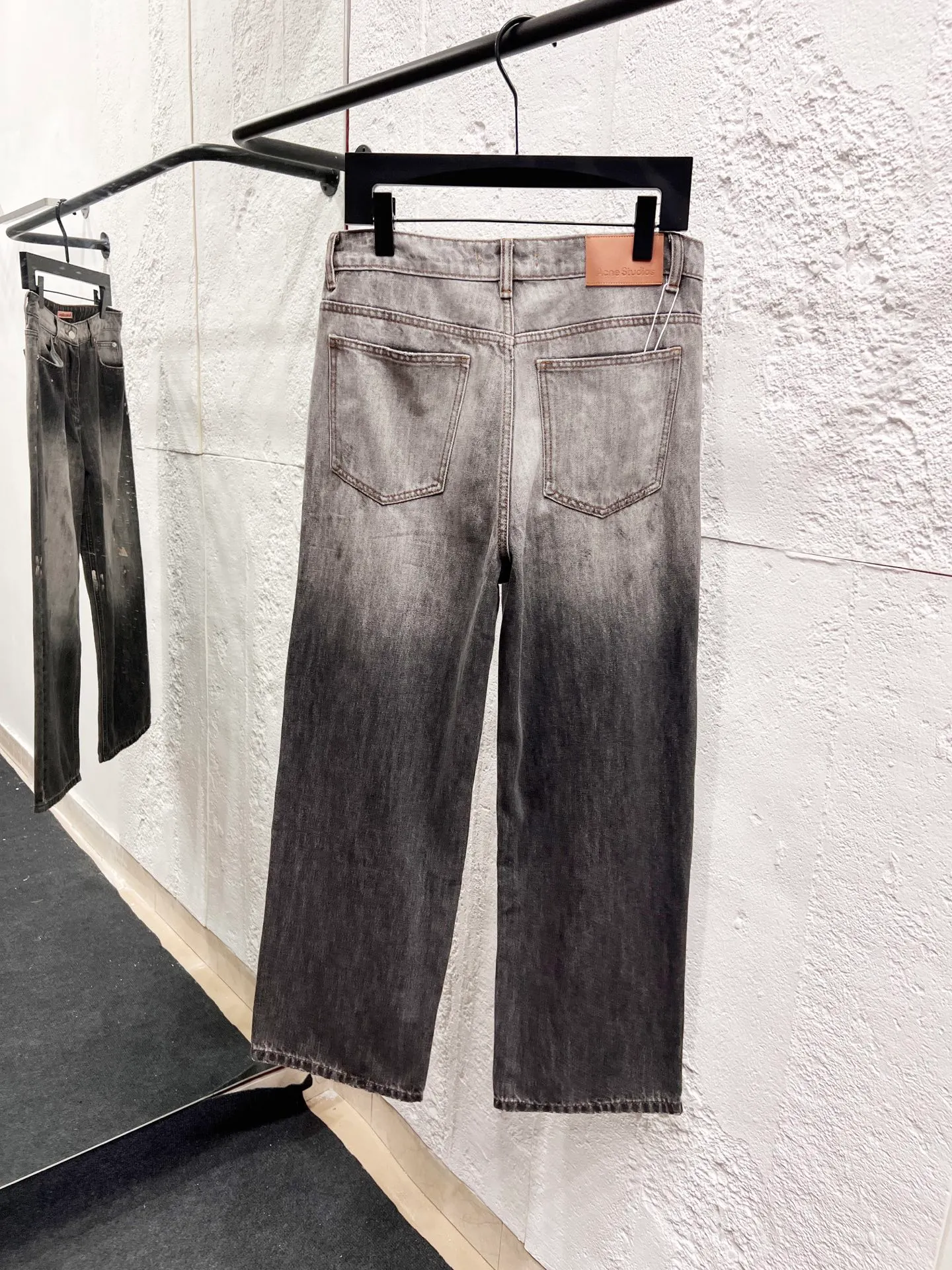 ：H Acne Studios SS 25 Same Style Quality ， ， ， ， ， ！ ， ， ！！！ Color： Gray Size：30、32、34、36